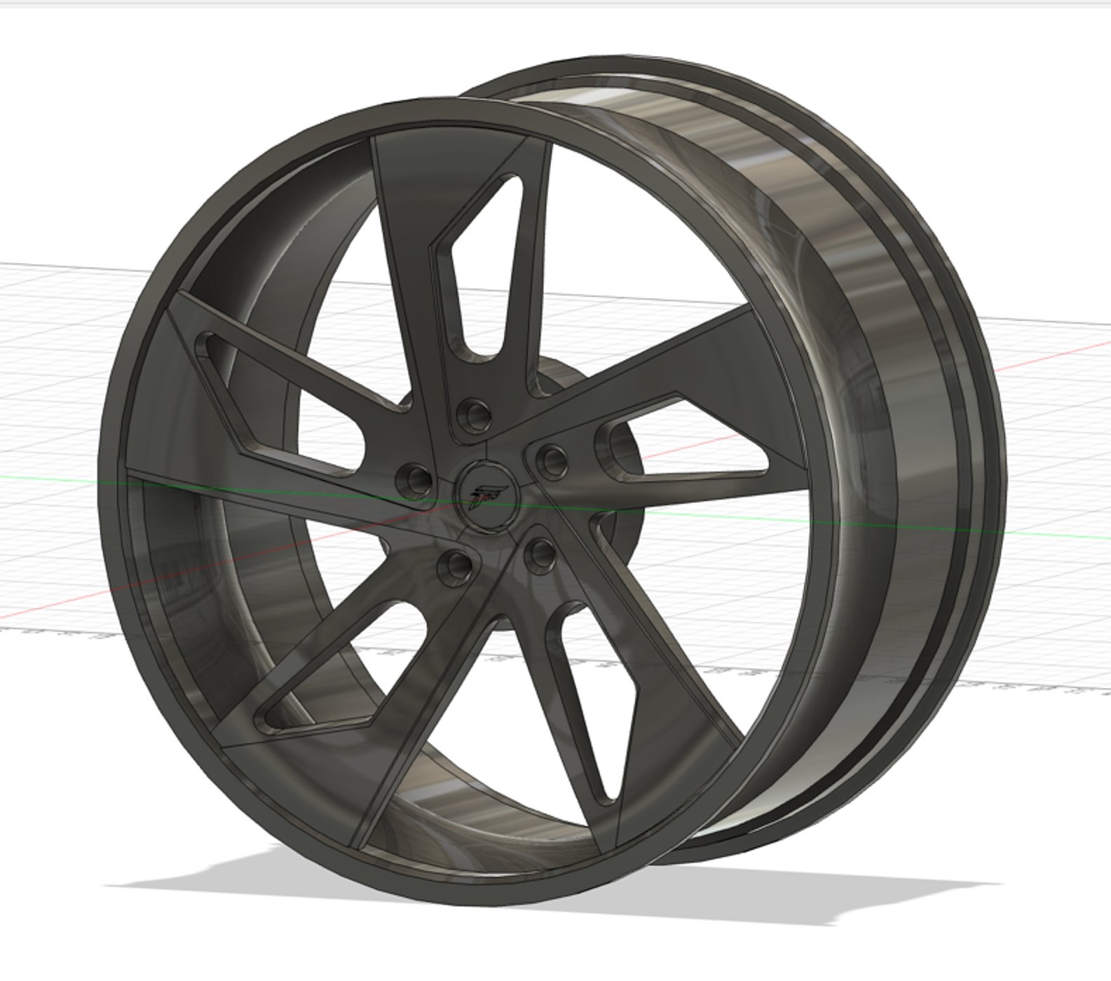 Wheel render from Fusion 360