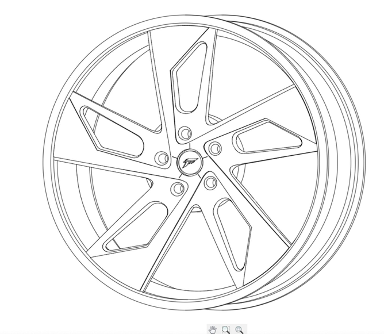 Final wheel sketch