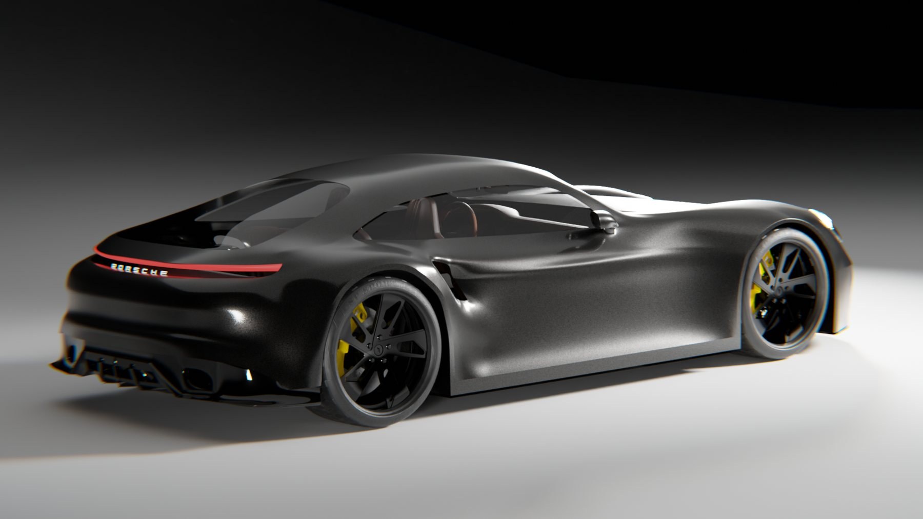 Porsche GT concept render