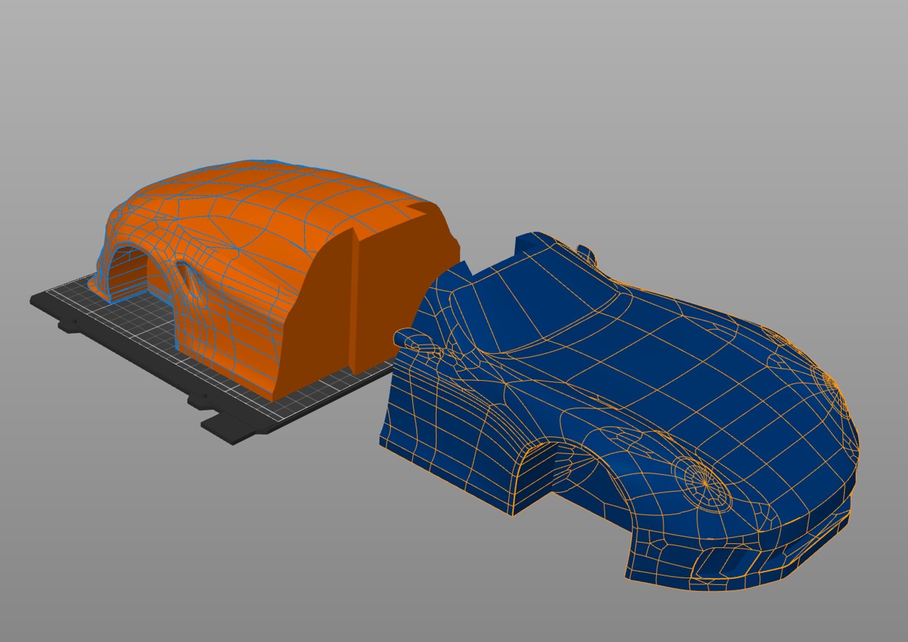Slicer preparation for the 3D printed body