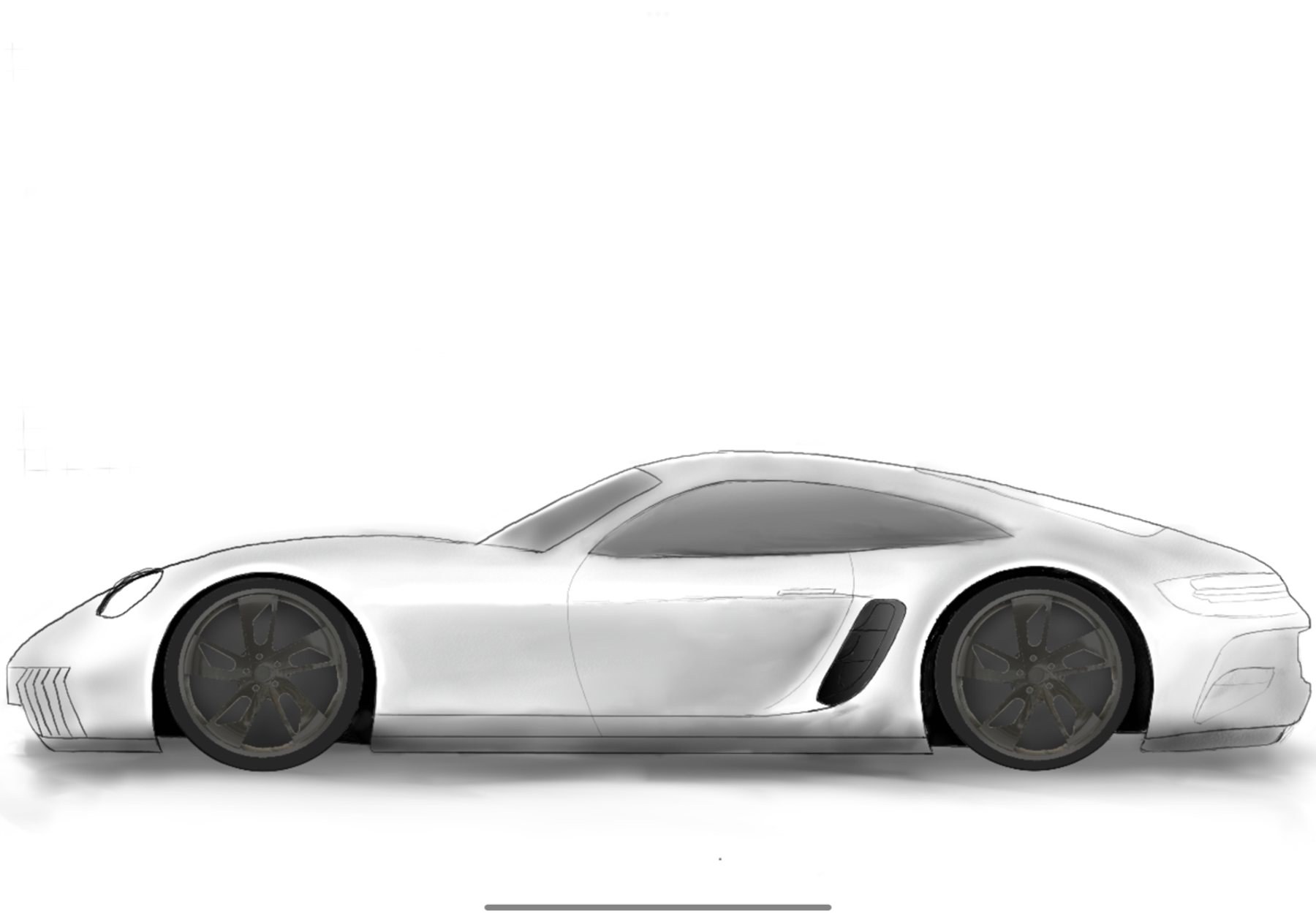 Early side sketch