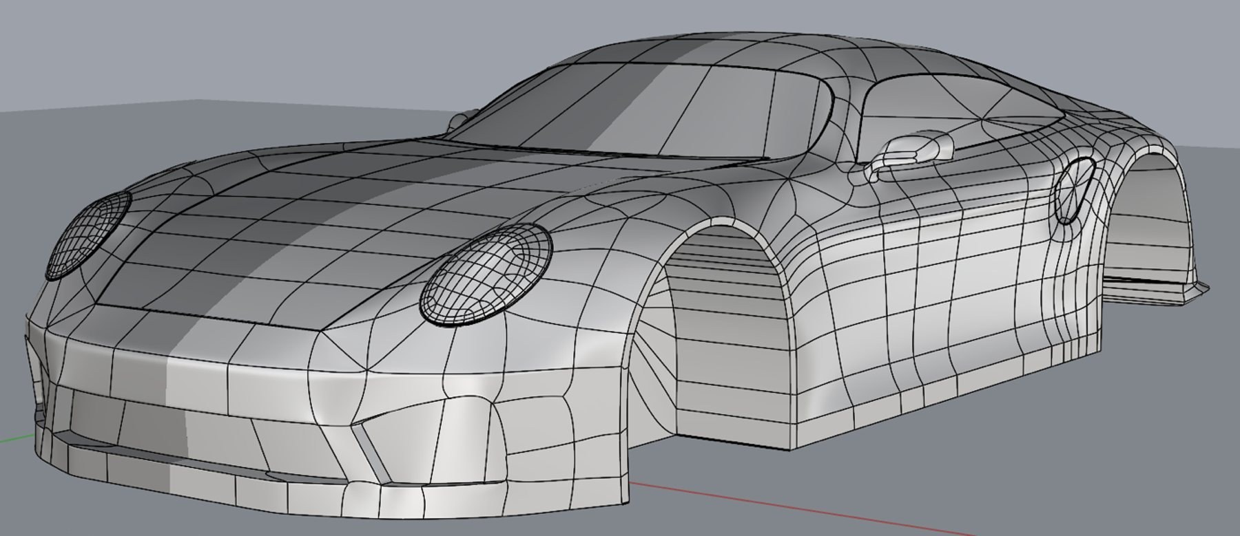 Rhino wireframe model